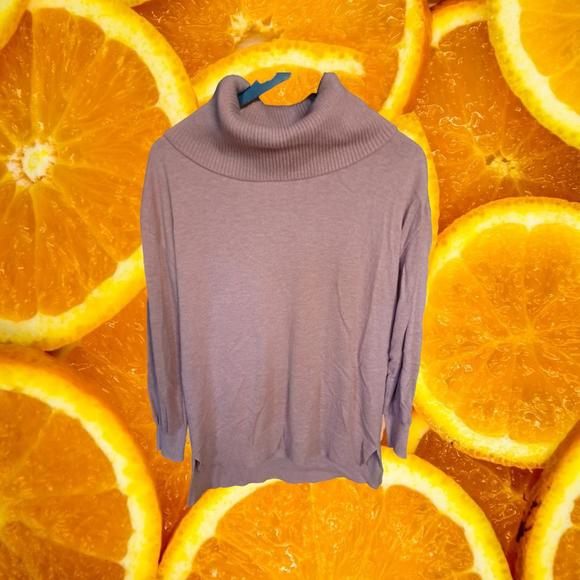 Sweaters - Loft Pink Cowl Neck Sweater Size Medium